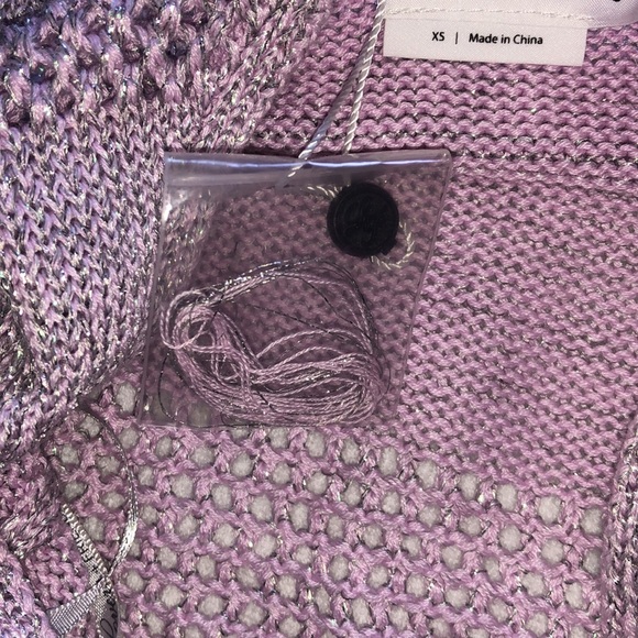 NWOT Lovers + Friends Metallic Mini Knit Dress - Picture 5 of 7